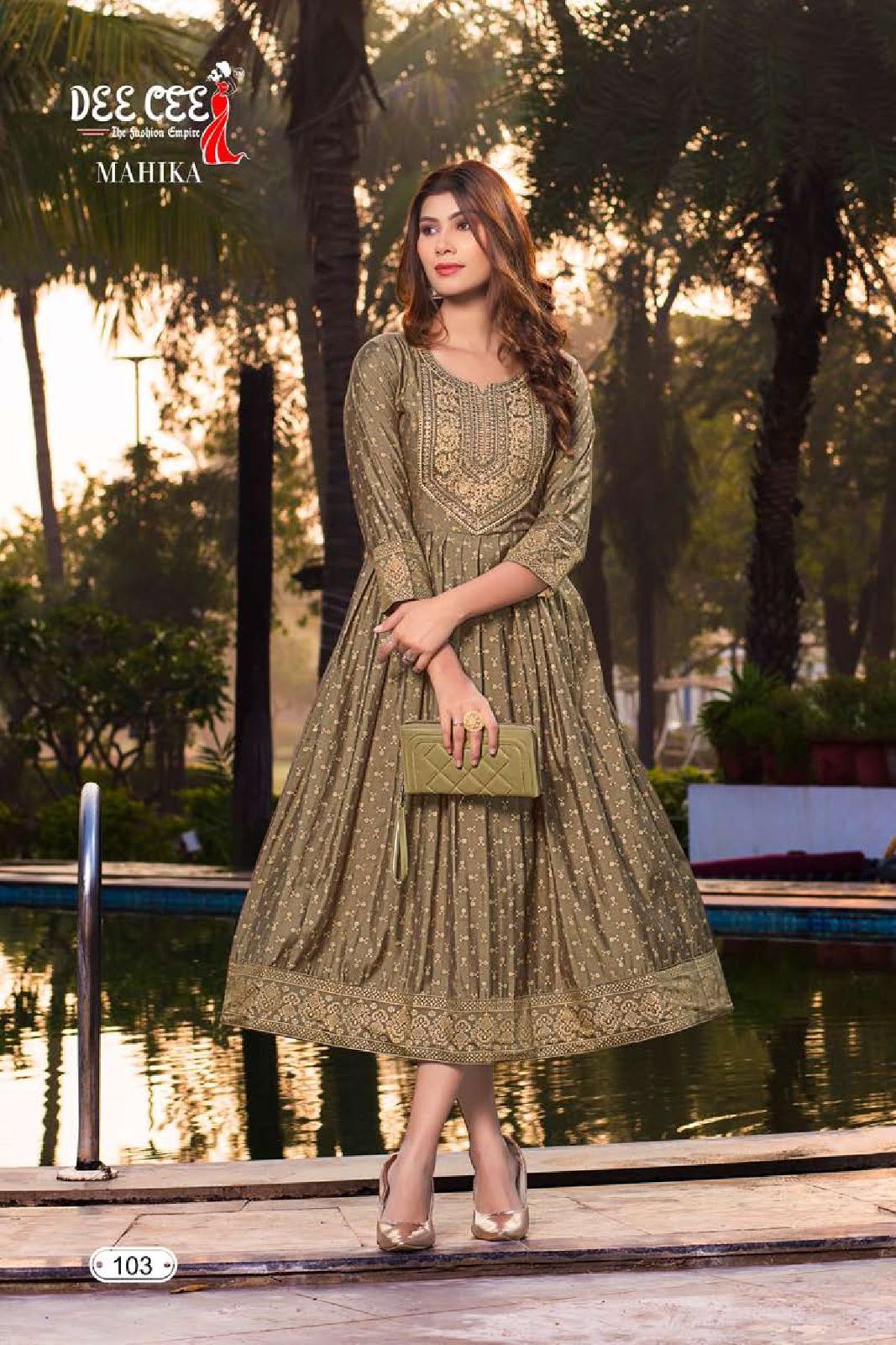 Deecee By Mahika Heavy Chanderi Printed Kurtis Catalog